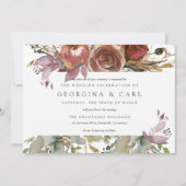 Paysage de Butterum & Plum Faire-part de mariage (Devant)