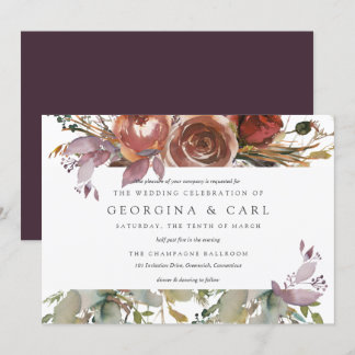 Paysage de Butterum & Plum Faire-part de mariage