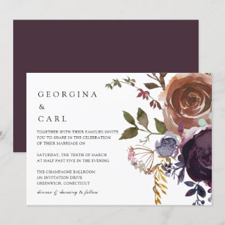 Paysage de Faire-part de mariage Butterum & Plum 2