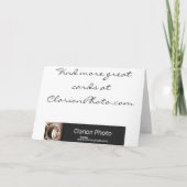 Paysage de feuille - Merci ! (Dos)