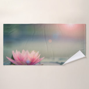 Paysage de fleur de lotus élégant, Zen