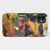 Paysage de Gauguin avec Coque Peacocks iPhone 5 (Dos (Horizontal))