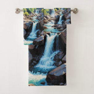 Paysage de la cascade de Serene Mountain