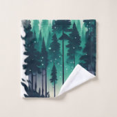 Paysage de la pinède (Gant de toilette)