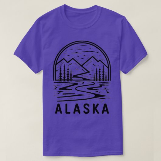 Paysage de l'Alaska TShirt (Design devant)