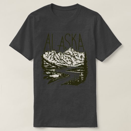 Paysage de l'Alaska TShirt 1 (Design devant)