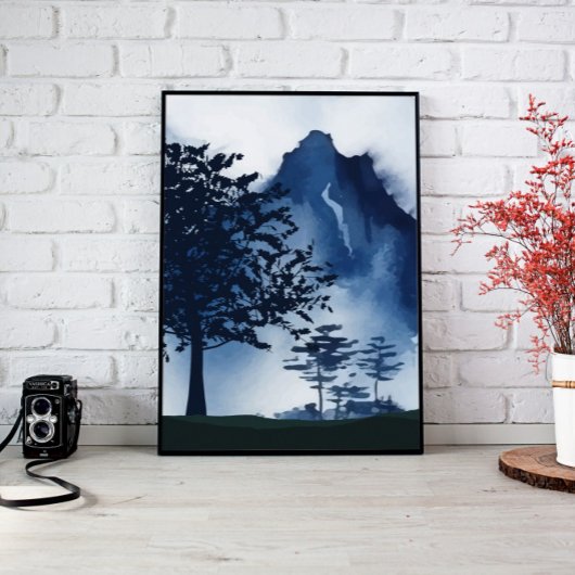 Paysage de montagne Toile de Toile