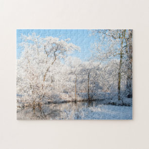 Paysage de neige, 252 pièces Jigsaw Puzzle