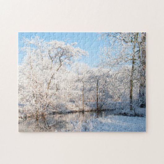 Paysage de neige, 252 pièces Jigsaw Puzzle (Horizontal)