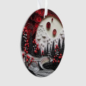 Paysage de Noël en papier peint 3d (devant)