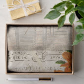 Paysage de papier de soie de soie de Decoupage (Cadeau)