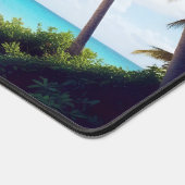 Paysage De Plage Île Tropicale Relaxant Tranquille (Coin)