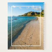 Paysage de plage tropicale, Fidji (Dos)