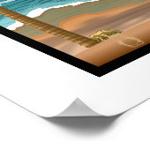 Paysage de plage un poster de la grâces grand (Coin)