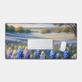Paysage de prairie de bleuets du Texas (Clavier et souris)