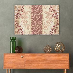 Paysage de rêve botanique en toile Tan Grande Impr