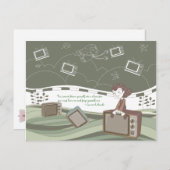 Paysage de rêve fantaisiste 8 Carte postale (Devant / Derrière)