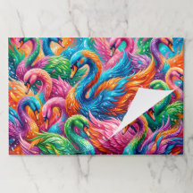 Paysage de rêve vibrant de cygne – Psychedelique B