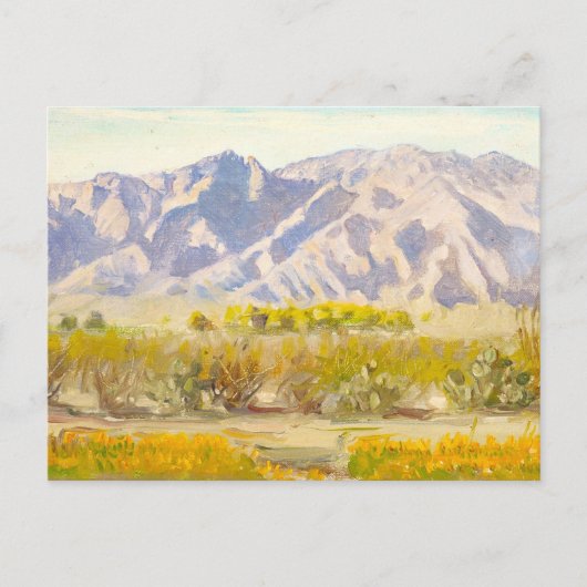 Paysage de Tucson Arizona avec carte postale (Devant)