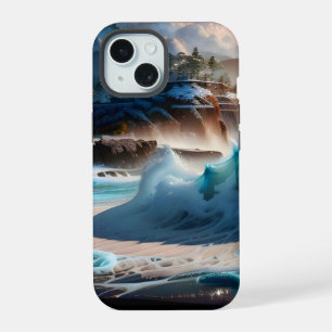 Paysage de vagues océaniques en bord de mer 1