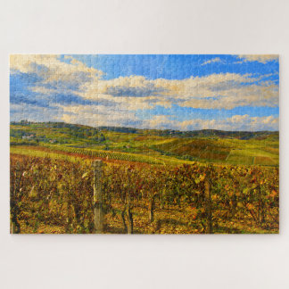 Paysage de vignoble du Piémont Puzzle