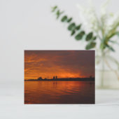 Paysage d'Edgewater, NJ - Carte postale H (Debout devant)