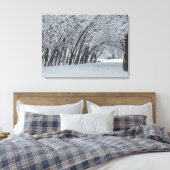 Paysage des arbres à neige Impression unique (Insitu(Chambre))