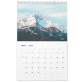 Paysage des montagnes majestueuses calendrier phot (Mar 2026)