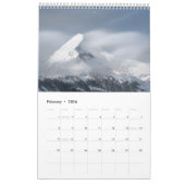 Paysage des montagnes majestueuses calendrier phot (Feb 2026)