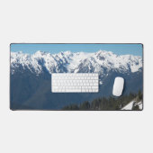 Paysage des montagnes olympiques couvertes de neig (Clavier et souris)