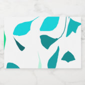 Paysage d'été Étiquette bouteille de vin personnal (Étiquettes simples)