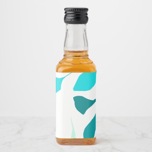 Paysage d'été Étiquette bouteille de vin personnal (Devant)