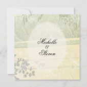 Paysage d'été Invitations de mariage Mariage (Dos)