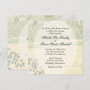 Paysage d'été Invitations de mariage Mariage