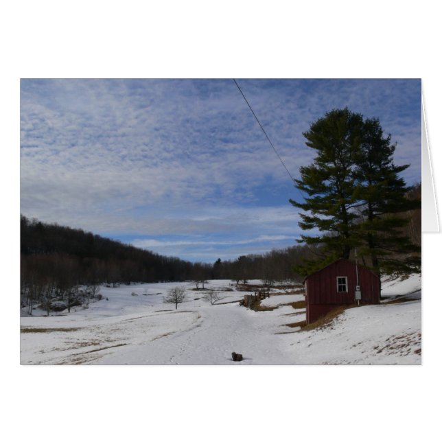 Paysage d'hiver (Devant horizontal)