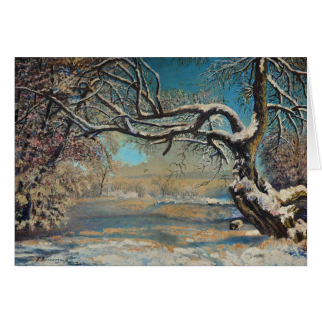 Paysage d'hiver (Devant horizontal)
