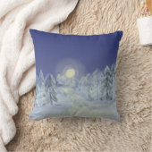 Paysage d'hiver coussin (Couverture)