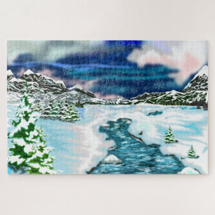 Paysage d'hiver Jigsaw Puzzle