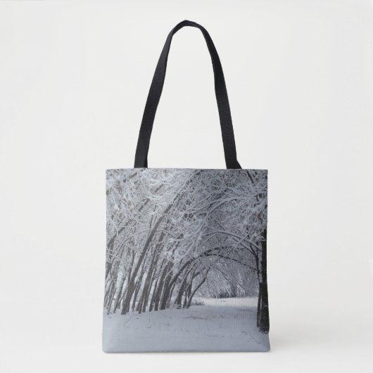 Paysage d'hiver Sac fourre-tout tout-sur-impressio (Devant)