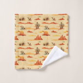 Paysage du désert Arizona Motif (Gant de toilette)
