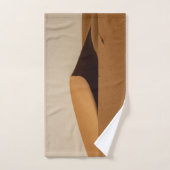Paysage du désert des dunes de sable (Serviette à main)
