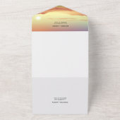 Paysage du désert Mariage tout en une invitation (Dehors)