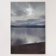 Paysage du lac Mystic Mountain - Puzzle