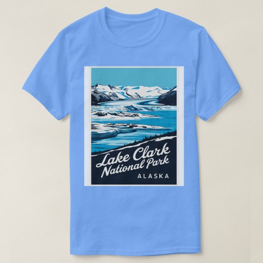 Paysage du parc national du lac TShirt (Design devant)