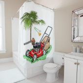 Paysage du rideau de douche (En situation)