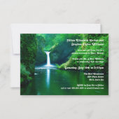 Paysage en cascade - Faire-part 3x5 Mariage (Devant)