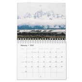 Paysage et calendrier de fleurs (Feb 2027)