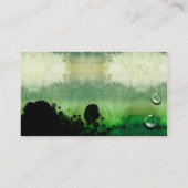 paysage et carte de visite de jardin (Dos)