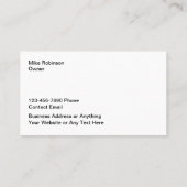 Paysage Et Cartes de visite De Jardin (Dos)