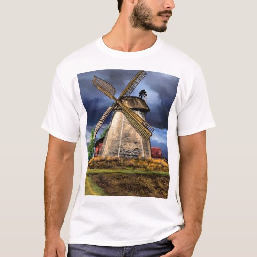 Paysage et météo aux Pays-Bas T-Shirt (Devant)